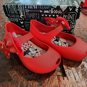 Mini Melissa Minnie Mouse shoes